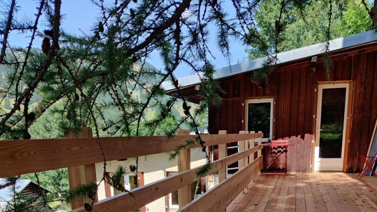 Chalet Ailleurs Appartement A Molines En Queyras Exteriör bild