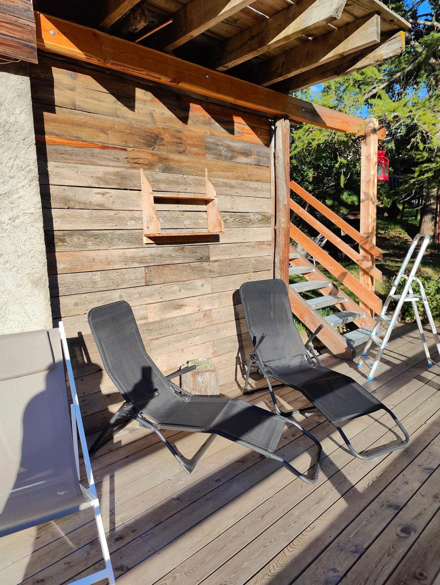Chalet Ailleurs Appartement A Molines En Queyras Exteriör bild
